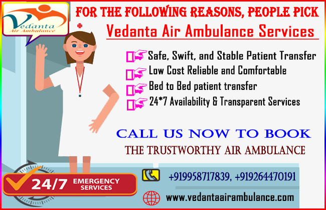 Vedanta-Air-Ambulance-siliguri-indore